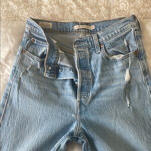 Levi's Light Blue Straight Leg Jeans